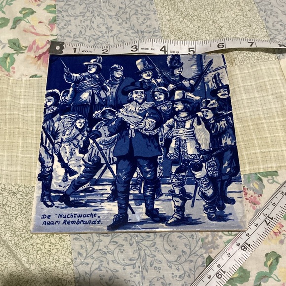 Delft Ceramic Tile Rembrandt - Picture 6 of 7